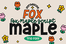 Fox Maple Trio Font