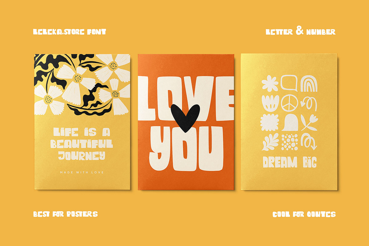 Modern Leleka | Bold Font, a Handwritten Font by Leleka.Store (Photo 4 of 15)