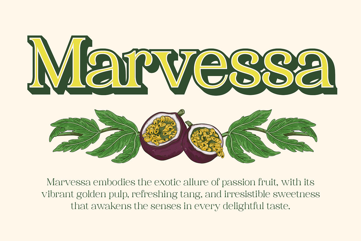 Harnold 3D, a Serif Font by Craft Supply Co. (Photo 6 of 8)