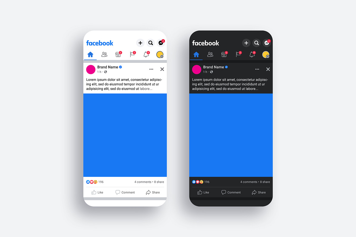 Facebook Ad Mockup Template, a Social Media Template by Dilshod Sobirov (Photo 3 of 13)
