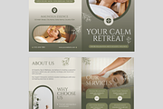 Spa Wellness Service Bifold Brochure, a Brochure Template by Annora Studio (Thumbnail 4 of 6)