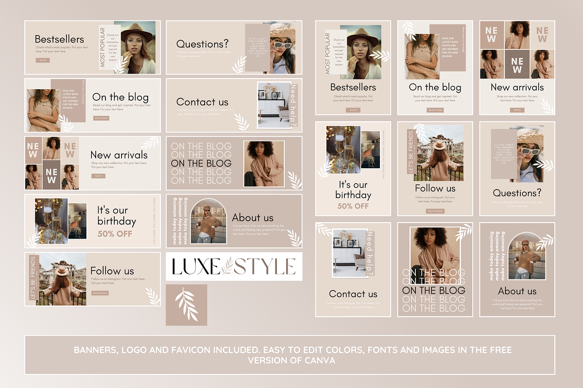 Beige Shopify Theme, a Shopify Template by SunshineStudioBoutique (Photo 5 of 10)