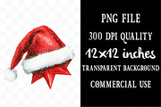 Santa Hat Christmas Sublimation, an Illustration by Designking (Thumbnail 4 of 5)