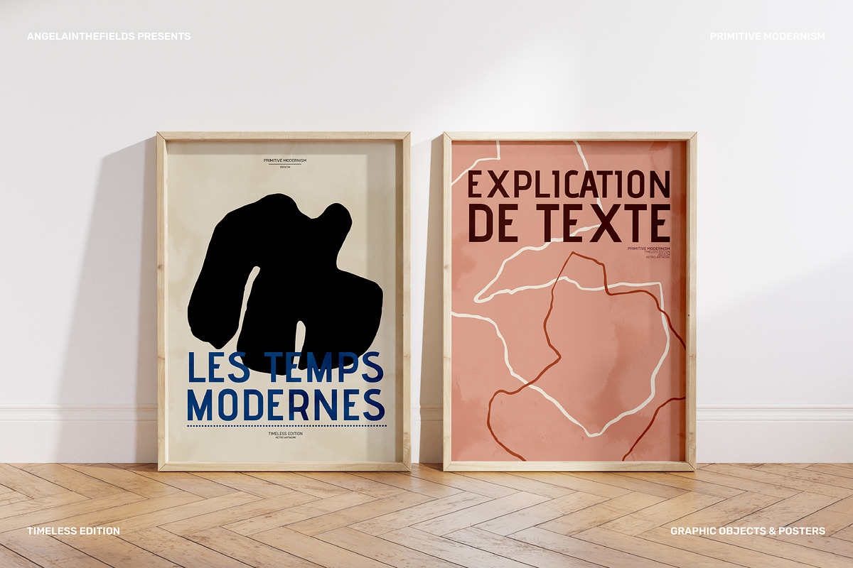 PRIMITIVE MODERNISM Vector Clipart, an Object Graphic by angelainthefields (Photo 6 of 16)