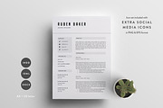 Resume Template 3 Page | CV Template, a Resume Template by The Template Depot (Thumbnail 1 of 5)
