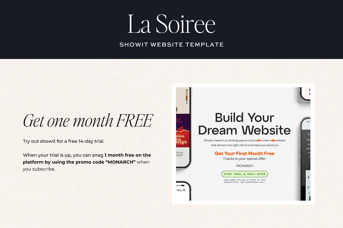 Aesthetic Showit Website Template, a Websites & App Template by Monarch Design Co. (Photo 7 of 9)