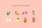 Fruit & Veg Illustrations Bundle, an Icon by Lotus White-Sugito (Thumbnail 3 of 5)