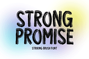 Strong Promise Typeface, a Handwritten Font by Seemly Fonts (Thumbnail 1 of 5)