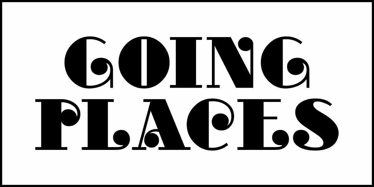 Going Places JNL, a Font by Jeff Levine Fonts (Photo 2 of 5)