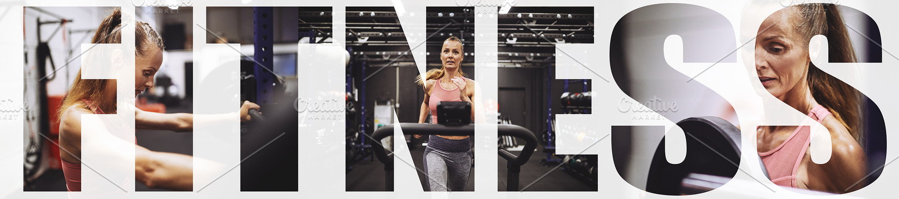 Fit woman doing different workouts in a gym, a Sports & Recreation Photo by Stefan & Janni