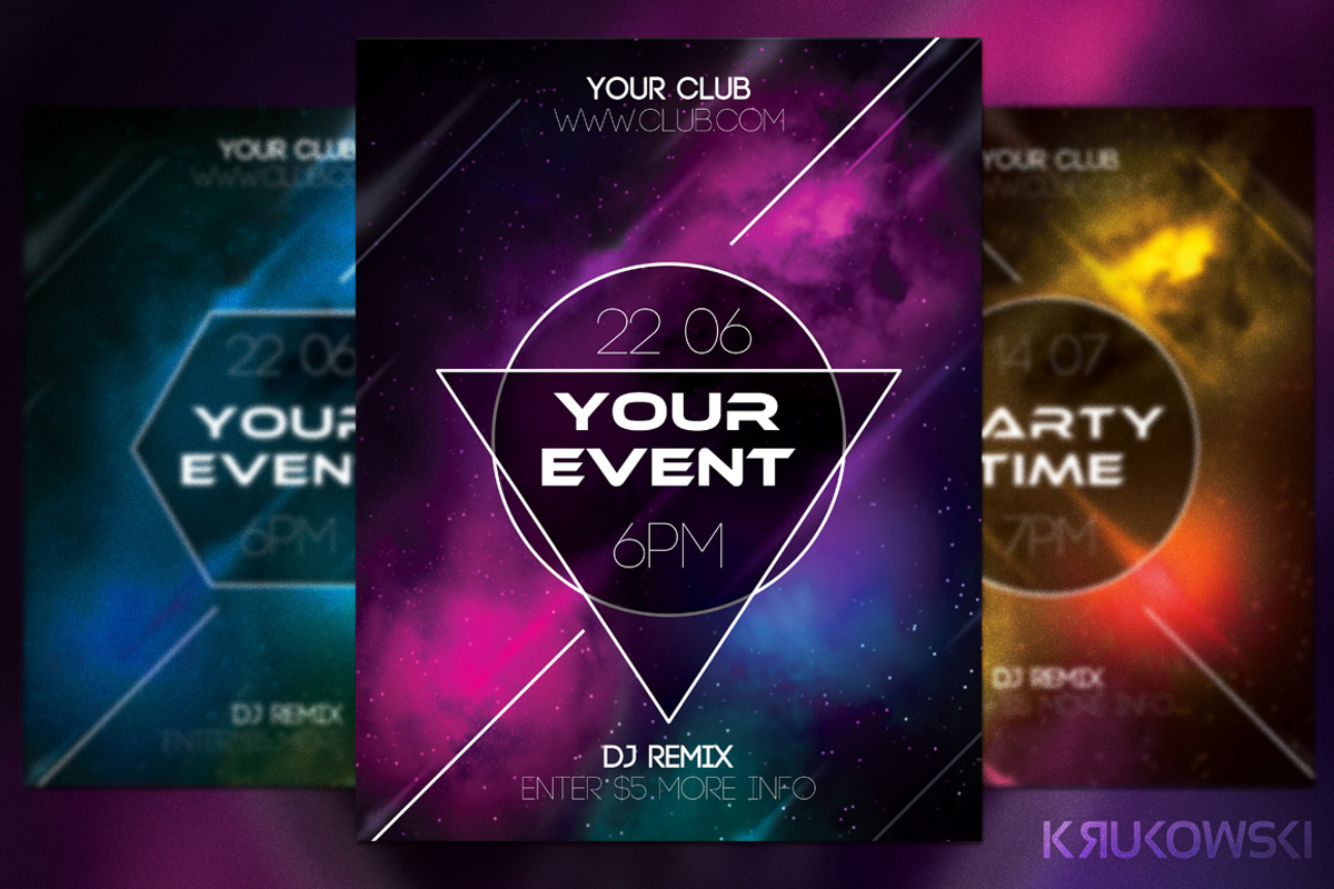 Event Flyer, a Flyer Template by Krukowski Graphics (Photo 1 of 3)