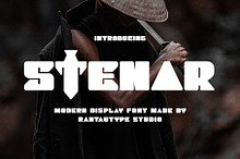 Stenar Modern Display Font