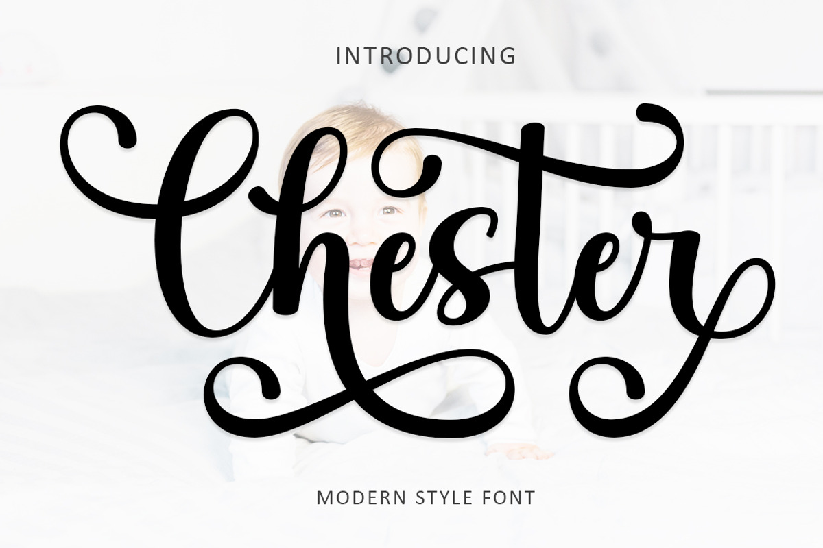 Chester Script, a Script Font by Rotterlab Studio (Photo 1 of 7)