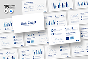 Line Chart - Keynote Template, a Presentation Template by QR Design Studio (Thumbnail 1 of 3)