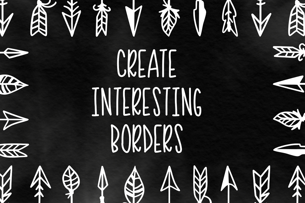 Arrows - Dingbat Font preview 3