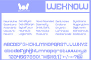 Futuristic Clean font, a Sans Serif Font by weknow (Thumbnail 4 of 8)