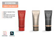 3D Rendering Cosmetic Tubes Mock-up, a Packaging Mockup by graystudio (Thumbnail 3 of 50)