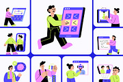 Machine Illustration Art Set, a Technology Illustration by Brickclay (Thumbnail 6 of 9)