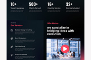 Business Agency Landing Page Design, a Landing Page Template by MightyDesign (Thumbnail 3 of 9)