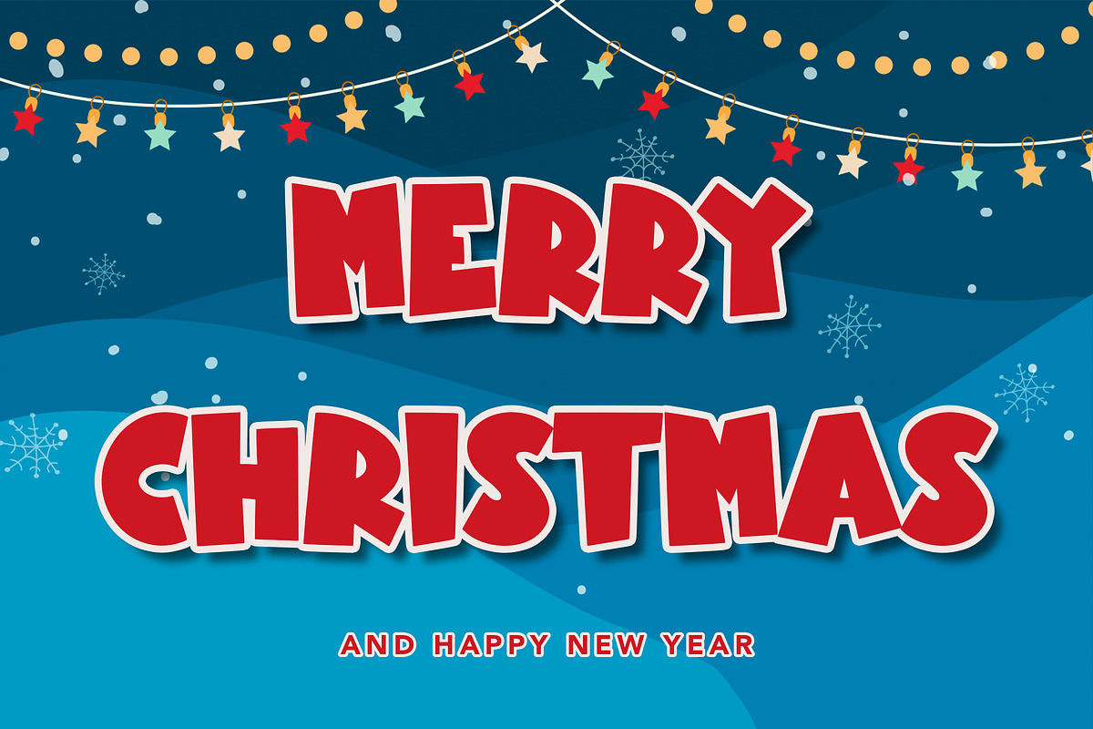 Santa On Duty, a Sans Serif Font by HATFSTUDIO (Photo 6 of 8)