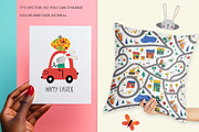 Egg Hunt Map. Map Creator, a Seasonal Illustration by Irina Ostapenko (Thumbnail 8 of 11)