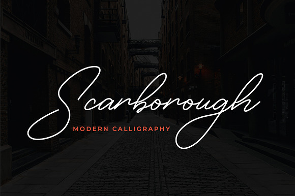 Scarborough Modern Calligraphy Font preview 8