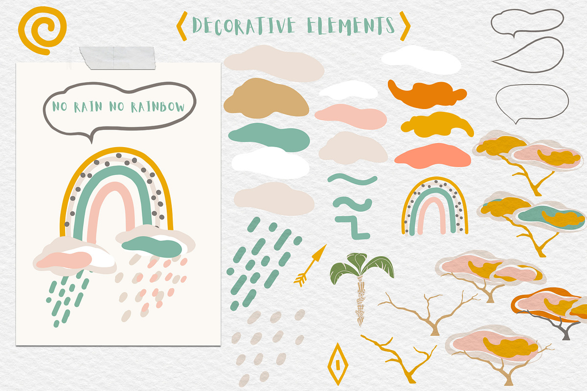 Safari Baby Abstract Rainbows, an Animal Illustration by Cat In Colour (Photo 8 of 9)