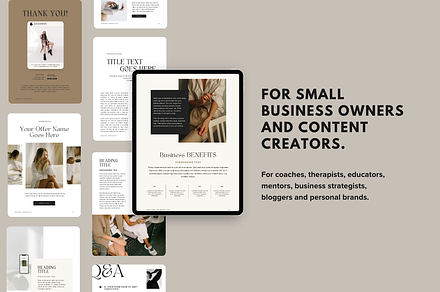 Canva Ebook / Workbook / Lead Magnet, a Marketing Template by Evelina Lesniewska Design