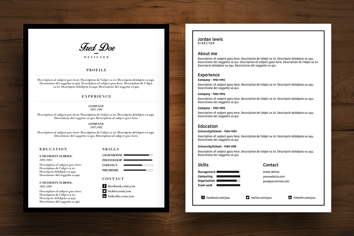 Essential Resume Bundle, a Resume Template by Mayde (Photo 6 of 7)