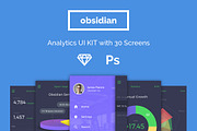 Analytics App UI Kit, an UI Kit Template by Designerbundle (Thumbnail 1 of 4)