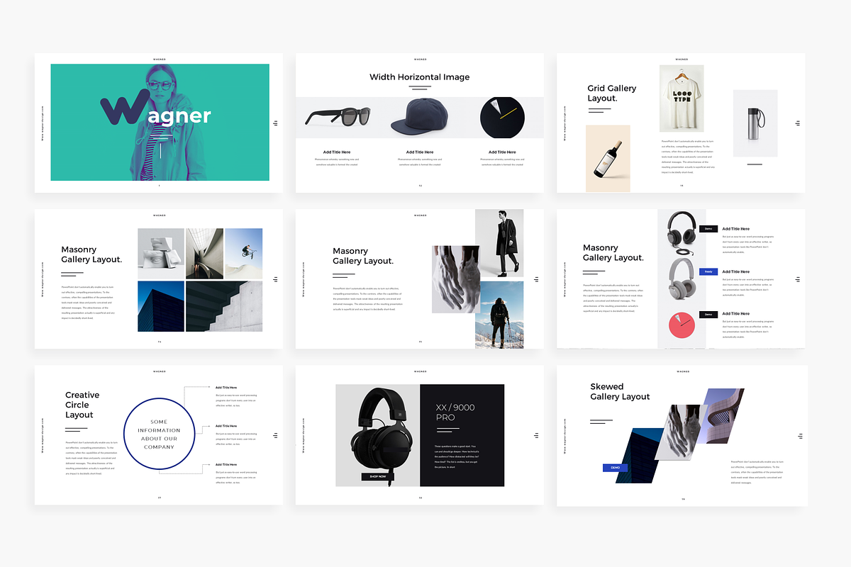 Wagner - Powerpoint Template, a Presentation Template by Mikokit (Photo 2 of 18)