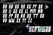 CYBERNETIC futuristic Y2k Cyberpunk, a Sans Serif Font by dansdesign (Thumbnail 3 of 6)