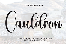 Cauldron | Script Font