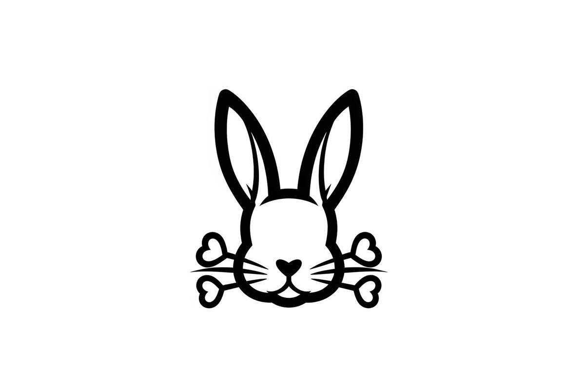 Cute Bunny Love Silhouette Icons, an Illustration by Creativeshirt (Photo 8 of 51)