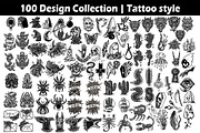 100 Tattoo-Style Tee Designs, an Object Illustration by Design by sebrodbrick (Thumbnail 2 of 34)