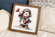 Quirky Snowman Boy Clipart, an Illustration by Libby Wishes (Thumbnail 3 of 6)