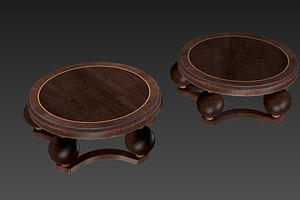 Coffee Table - Art Deco, a Furniture 3D Model by Video Game Assets