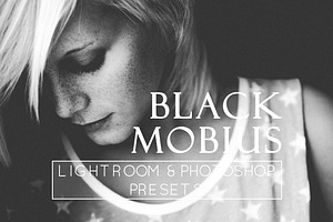 4 Edgy Black & White Lr & Ps Presets