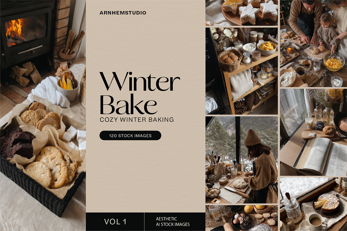 Cozy Winter Baking Stock Photos, a Photo by Arnhem Studio (Photo 1 of 8)