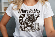 Funny Raccoon PNG Sublimation Bundle, an Object Illustration by Sublimation Artist (Thumbnail 15 of 23)