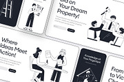 Home Owner Illustration Set, an Outline Icon by Vectors Market (Thumbnail 4 of 10)