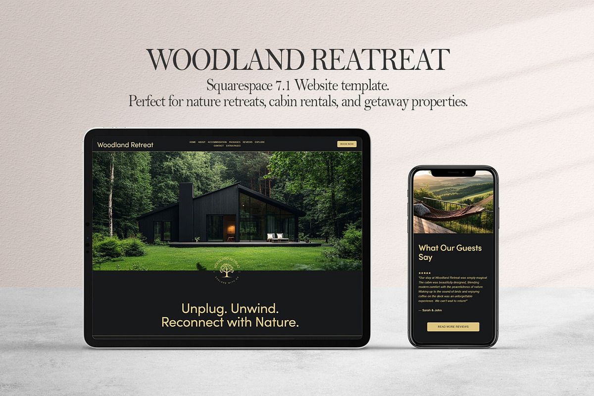 Airbnb Website Squarespace Template, a Squarespace Template by ColorMondays (Photo 2 of 9)