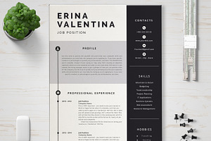 Resume With Reference Letter, a Resume Template by Wow Designs