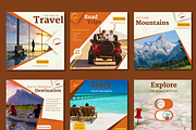 Instagram Travel Company Templates, a Social Media Template by Qamso Designs (Thumbnail 2 of 3)