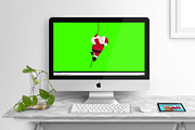 Funny Hanging Santa Looped Video 4K, a Social Media Template by Plaid4You (Thumbnail 3 of 4)