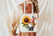 Gnome Sunflower Sublimation PNG, an Illustration by Pixels.Craft (Thumbnail 5 of 7)