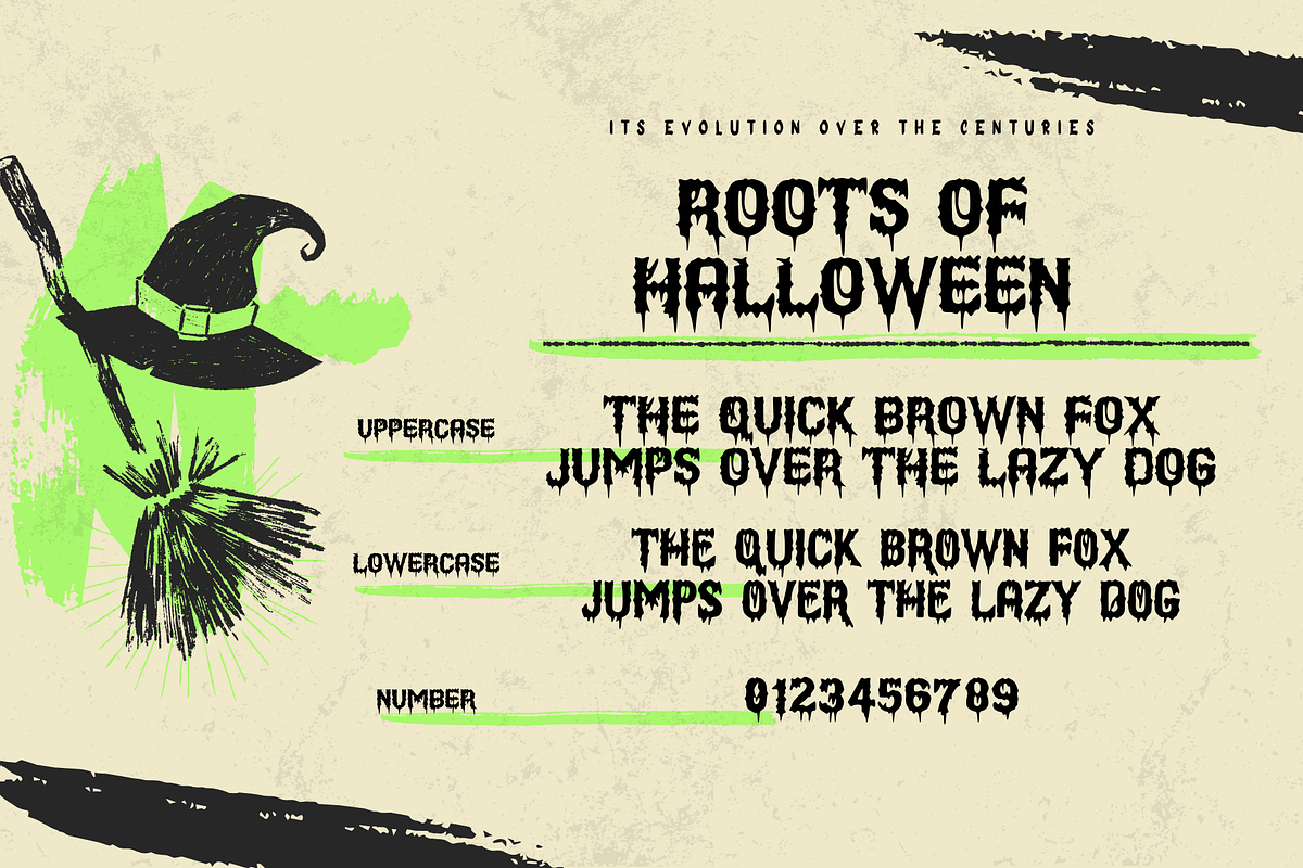 Barth Gone - Halloween Font, a Handwritten Font by BearyType Studio (Photo 4 of 7)