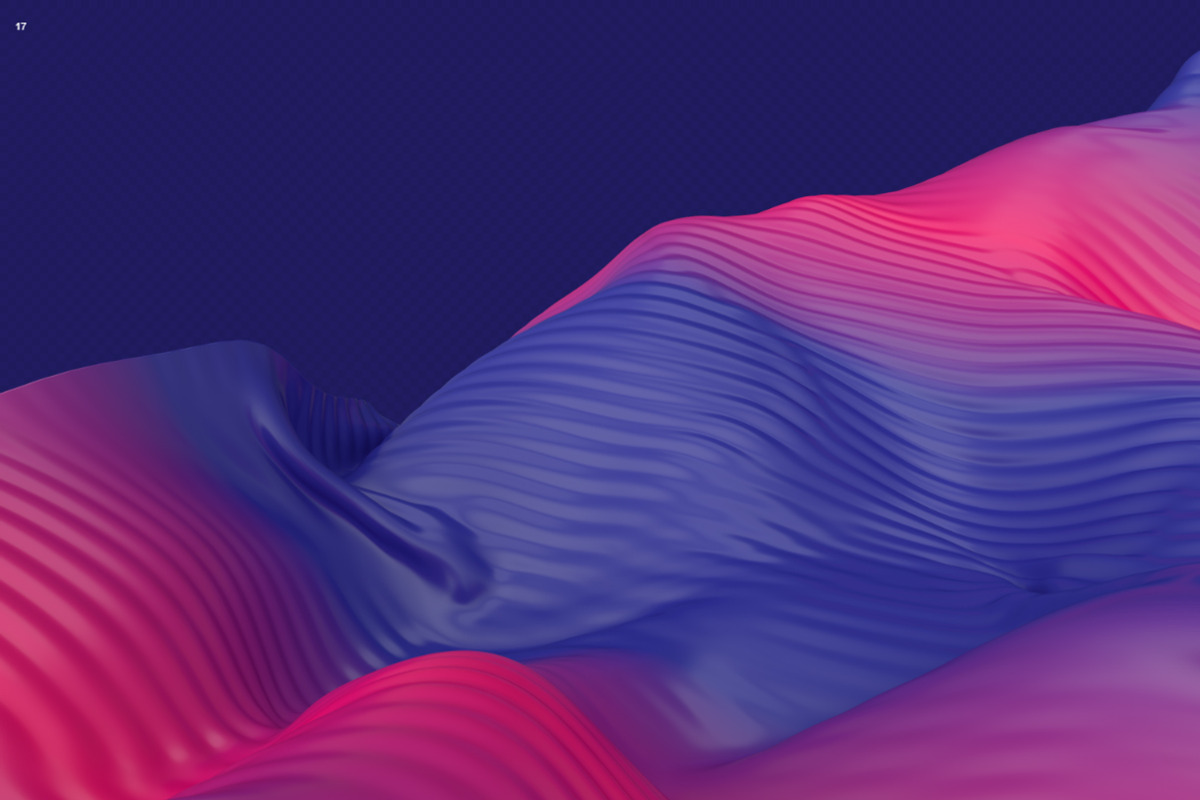 Abstract 3D Wavy Striped Backgrounds, a Wallpaper Graphic by BIBIART (Photo 11 of 11)