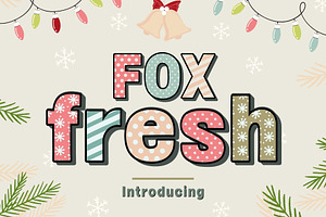 Fox Fresh : 8 Font Styles, a Handwritten Font by Fox7 By Rattana