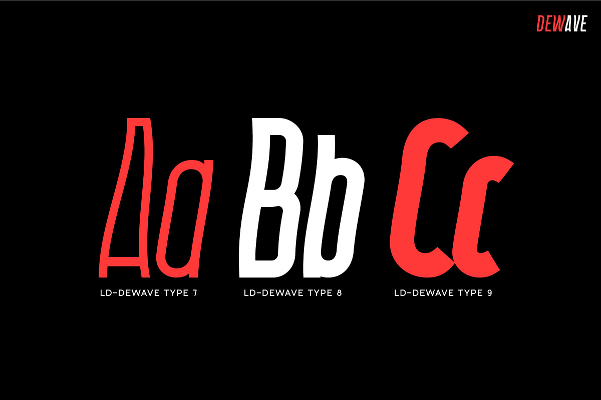Dewave. Distorted Sans Serif family., a Sans Serif Font by Luxfont (Photo 2 of 8)